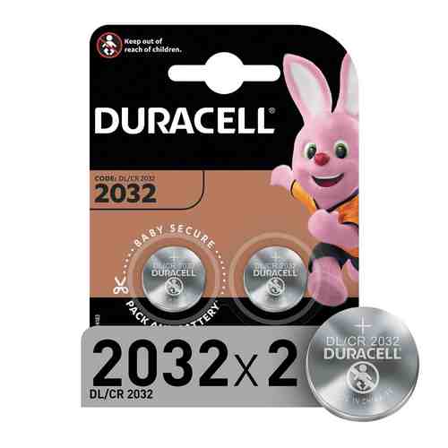 Батарейка Duracell 2032 2шт арт. 848794