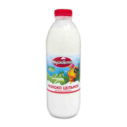 БЗМЖ Молоко пастер Вкуснотеево цельное 3,5-6% 900г пэт арт. 496732
