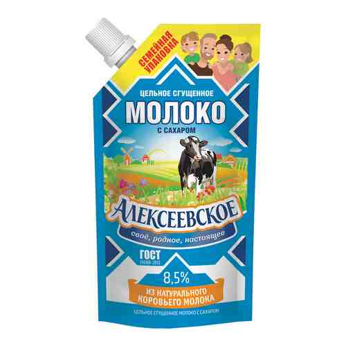 БЗМЖ Молоко сгущенное Алексеевское с сахаром 8,5% 650г д/п арт. 405301