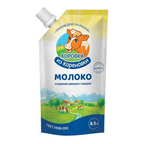 БЗМЖ Молоко сгущенное Коровка из Кореновки цельное с сахаром 8,5% 650г арт. 870599