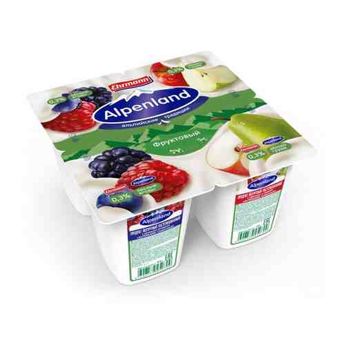 БЗМЖ Продукт йогуртный Alpenland лесягоды/ябл/груш0,3% 95г арт. 744089