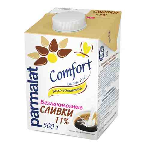 БЗМЖ Сливки Parmalat Comfort безлактозные 11% 500г арт. 887964
