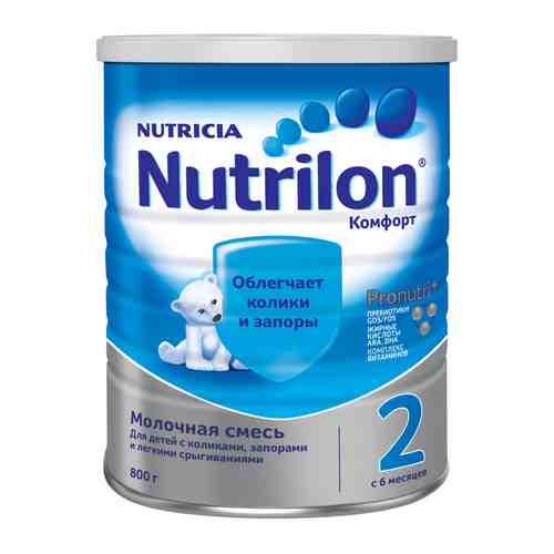 БЗМЖ Смесь молочная Nutrilon Комфорт 2 с 6 мес 800г арт. 862034