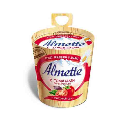 БЗМЖ Сыр творож Almette свежий с томатами 57% 150г Россия арт. 561622