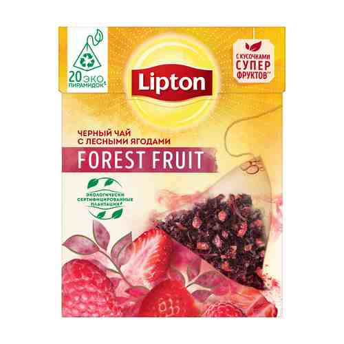 Чай черный Lipton Forest Fruit 20пир арт. 308218