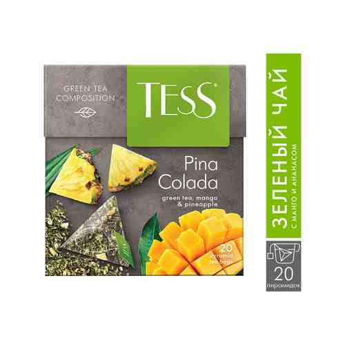 Чай зеленый Tess Pina Colada 20пак арт. 581443