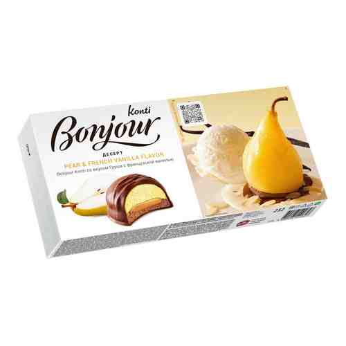 Десерт Bonjour со вкусом Груша с французской ванилью 232г Konti арт. 851826