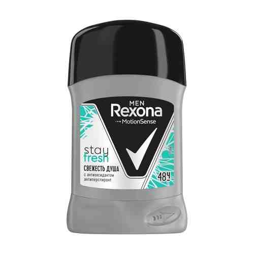 Дезодорант-антиперспирант стик мужской Rexona свежесть душа 50мл арт. 864682