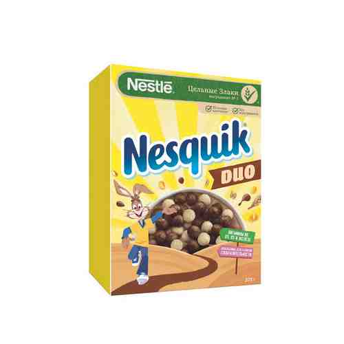 Готовый завтрак Nesquik Duo шоколадные шарики 375г арт. 753541