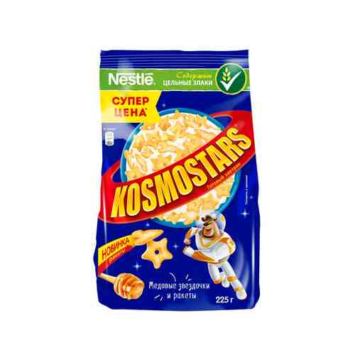 Готовый завтрак Nestle Kosmostars медовый 225г арт. 839340