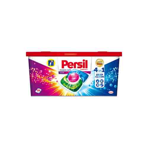 Капсулы д/стирки Persil Powers Caps Color 4в1 28шт арт. 899382