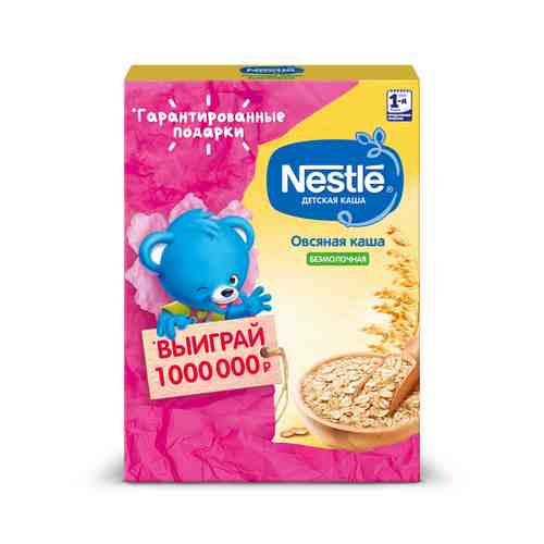 Каша Nestle без молока овсяная с 5 мес 200г арт. 752179