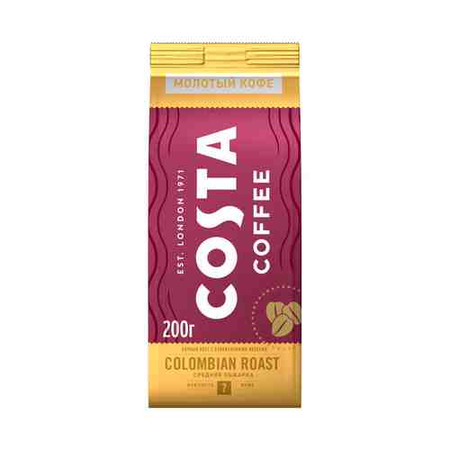 Кофе молотый Costa Coffee Сolombian roast 200г арт. 901145