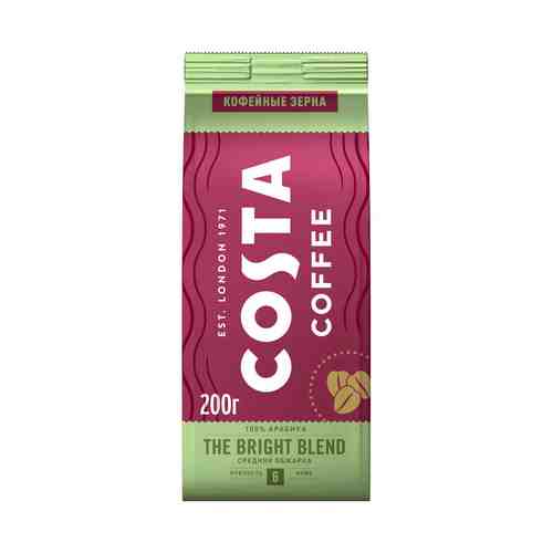 Кофе зерновой Costa Coffee Bright blend 200г арт. 901149
