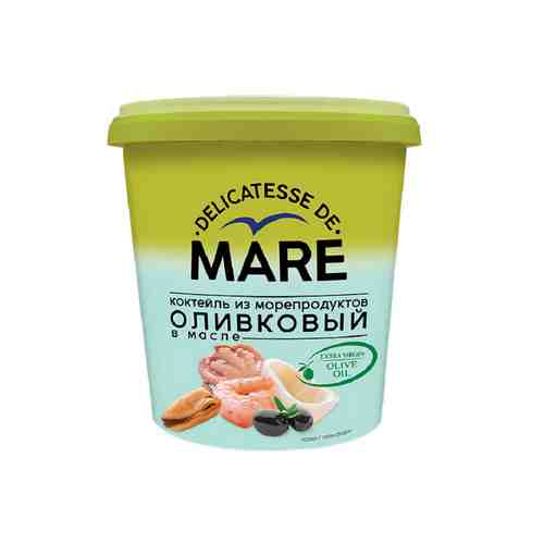 Коктейль из морепродуктов в масле 'Оливковый МАРЕ' 380г арт. 888596