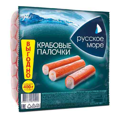 Крабовые палочки Русское Море 400г арт. 742278
