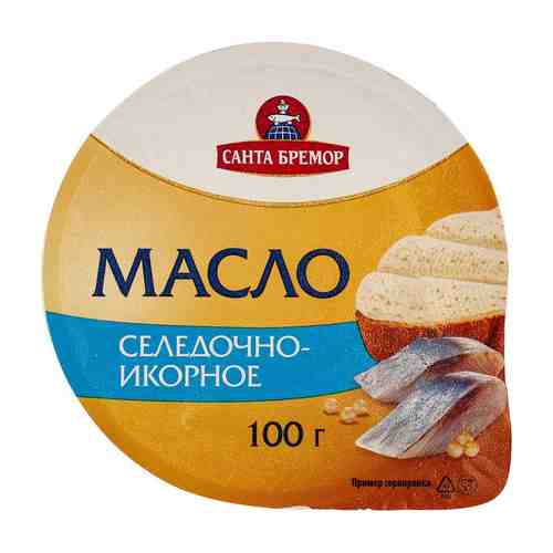 Масло селедочно-икорное Бутербродное 100г арт. 937623