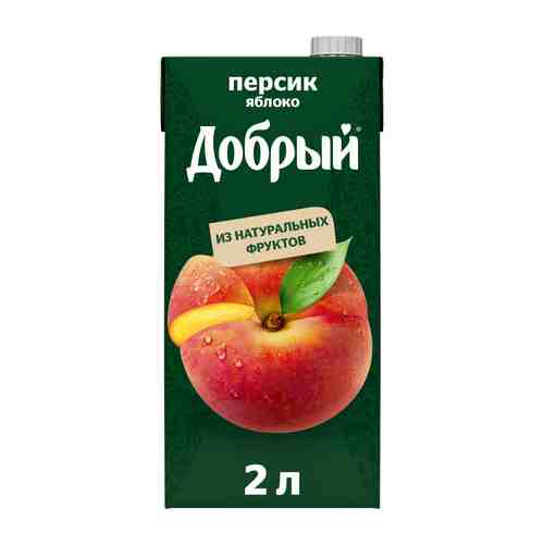 Нектар Добрый персик/яблоко 2л т/п арт. 561338