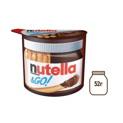 Паста ореховая Nutella&GO с хлебными палочками 52г арт. 798752