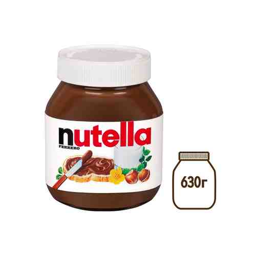 Паста ореховая Nutella с добавлением какао 630г арт. 377991