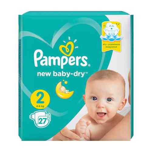 Подгузники Pampers New Baby Mini 4-8кг 27шт арт. 640155