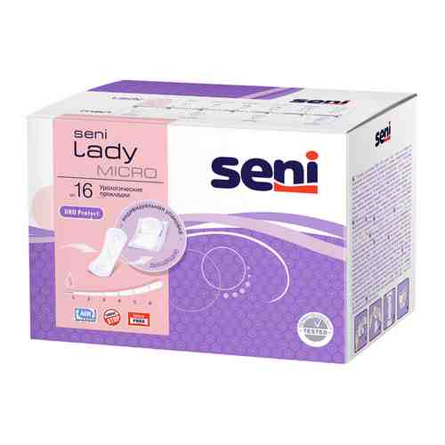 Прокладки урологические женские Seni Lady Micro 16шт арт. 752171