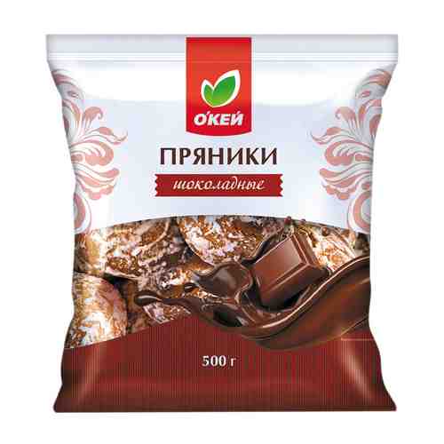 Пряники ОКЕЙ шоколадные 500г арт. 847966