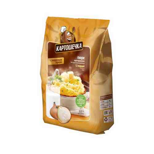 Пюре картофельное Картошечка с жареным луком 320г арт. 842016