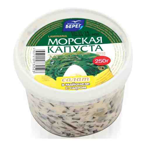 Салат из морской капусты в сырном соусе Балтийский берег 250г арт. 694441