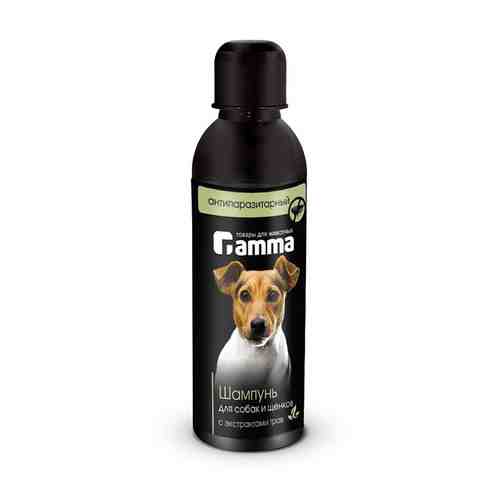 Шампунь для собак и щенков Gamma антипаразитарный с экстрактом трав 250мл арт. 809341