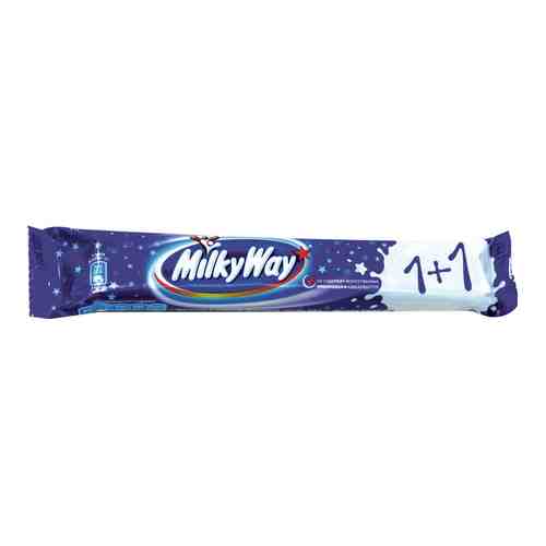 Шок.батончик Milky Way 1+1 52г арт. 415882