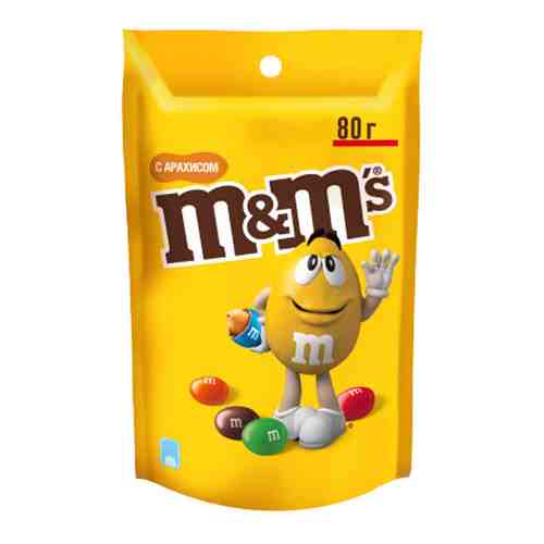 Шоколадное драже M&M's с арахисом 80г арт. 922540