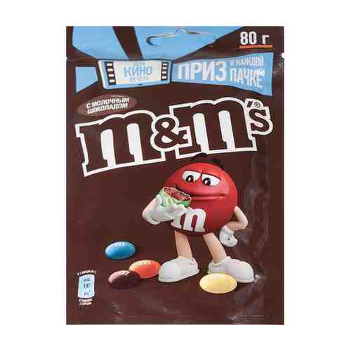 Шоколадное драже M&M's с молочным шоколадом 80г арт. 922539