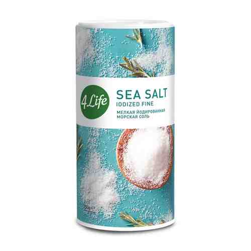 Соль морская 4Life йодированная мелкая 250г туба арт. 769515