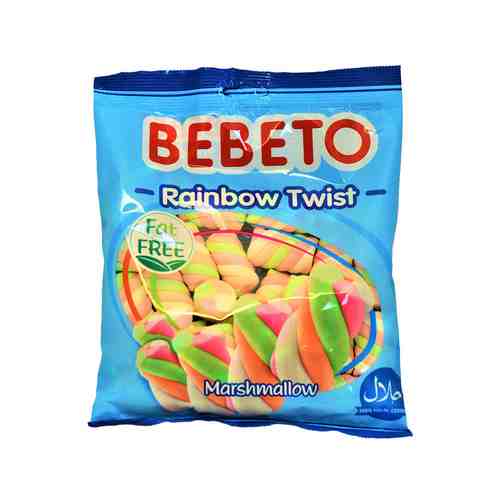 Суфле-маршмеллоу Bebeto rainbow twist 135г арт. 888714