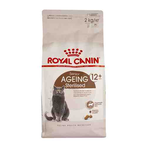 Сухой корм Royal Canin Ageing Sterilised 12+ сбалансированный для стареющих кошек от 12 лет арт. 928116