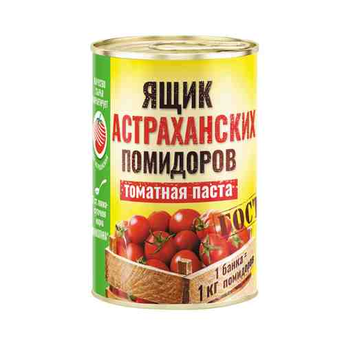 Томатная паста Ящик Астраханских помидоров 140г арт. 849278
