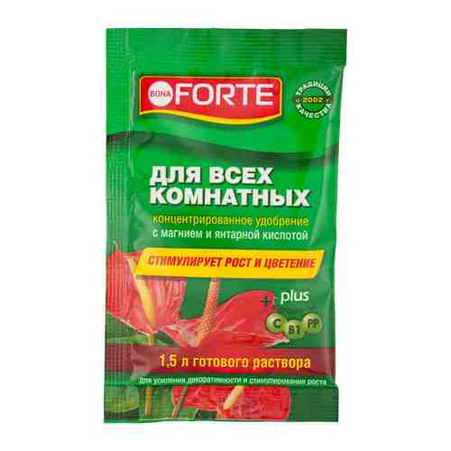 Жидкое минеральное удобрение Bona Forte Красота для всех комнатных растений 10мл арт. 879013