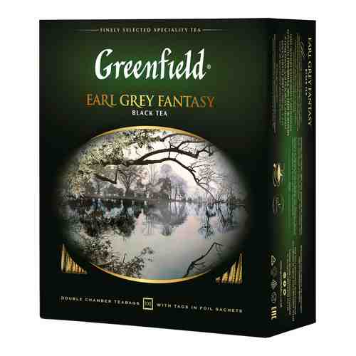 Чай черный Greenfield Earl grey fantasy 100пак арт. 295147