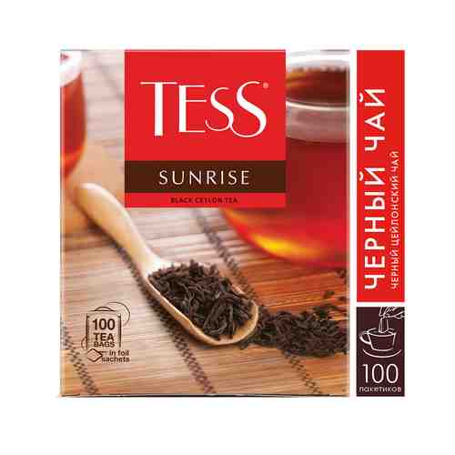 Чай черный Tess Sunrise 100пак арт. 769046
