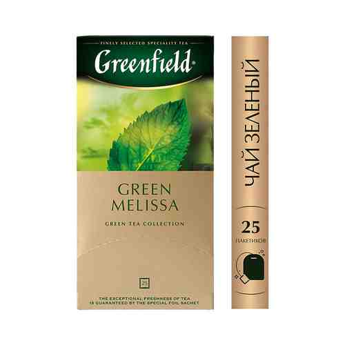 Чай зеленый Greenfield Green melissa 25пак арт. 148938
