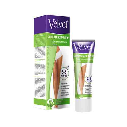 Депилятор Velvet экспресс для чувствительной кожи 100 мл арт. 879352