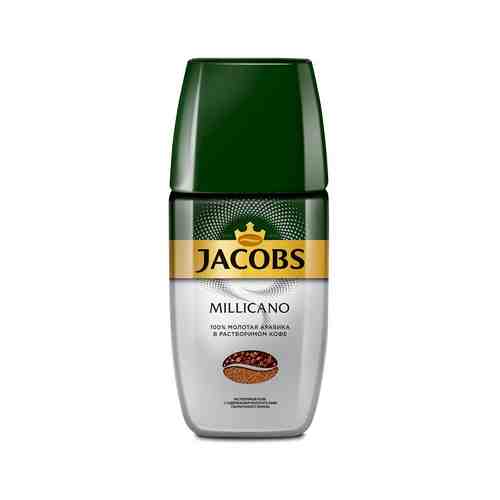 Кофе растворимый Jacobs Millicano c добавлением молотого 160г ст/б арт. 889075