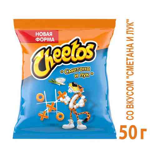 Кукурузные снеки Cheetos Сметана-Лук 50г арт. 925742