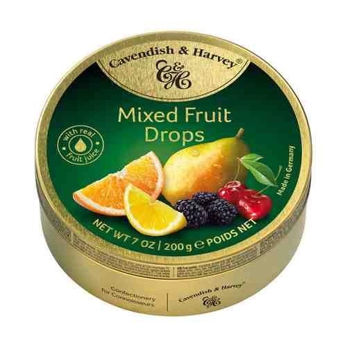 Леденцы Cavendish & Harvey Mixed Fruit Drops 200г арт. 303970