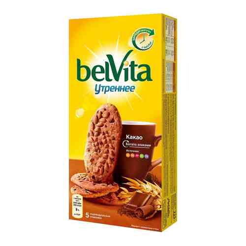 Печенье BelVita Утреннее витаминизированное с какао 225г арт. 810950