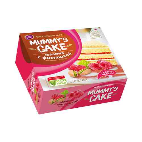 Торт 'Mummy's cake' малина с фисташкой 310г арт. 912168